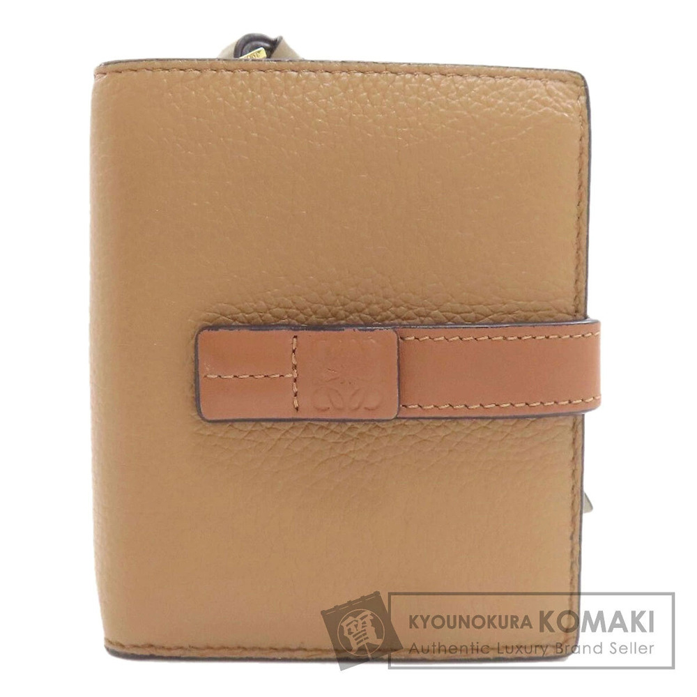 Loewe Anagram Bi fold Wallet coin purse Leather